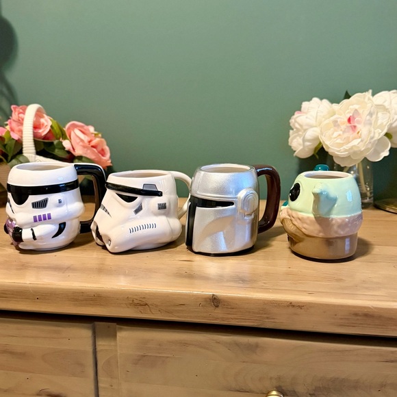 Star Wars Character Mug Bundle | Sormtroopers, Mandalorian, Grogu - Picture 4 of 10